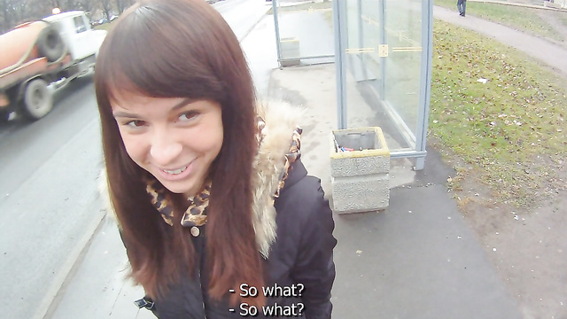 Cute Moscow Girl Fell For A Hot St. Petersburg Guy And Let Him Pound Her!