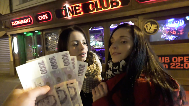 Cunning girl ditches her friend for a lucrative fuck-for-cash deal