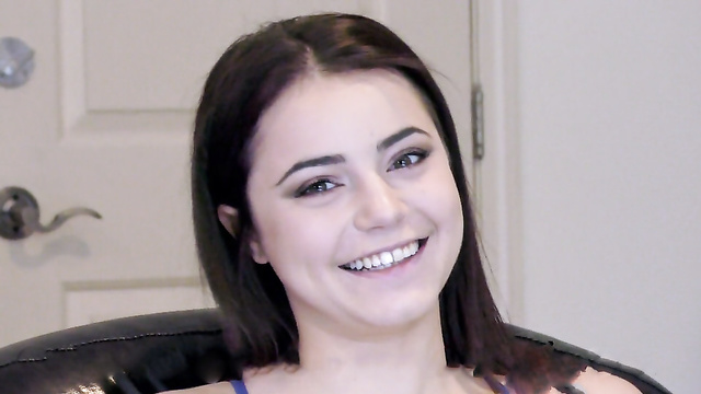 Young Brunette Takes Anal at Pierre Woodman Casting