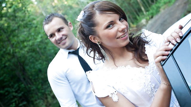 Friends Fuck The Bride On Her Wedding Day - Russian Hotwife!