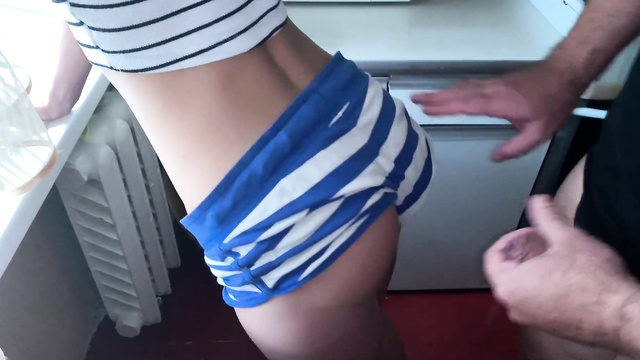 Husband Fucks His Wife's Ass Hard Doggy Style!