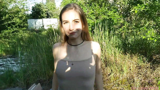 Wild Guy Fucks And Cums All Over Masked Girlfriend Outdoors!
