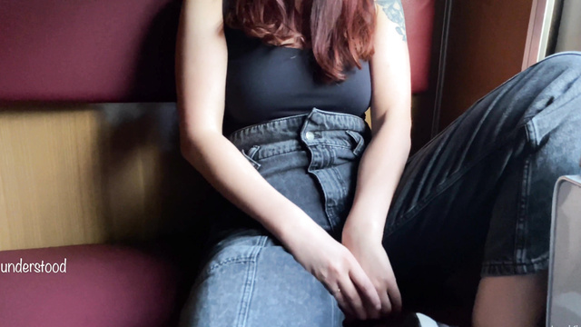 He Seduced And Fucked A Cute Redhead Right On The Train