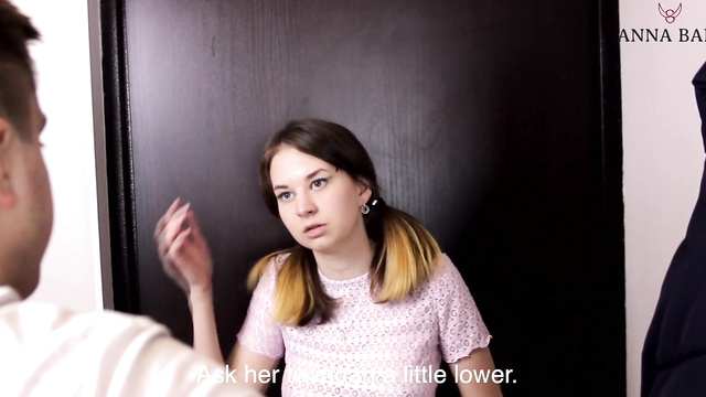 Horny Neighbor Pounds Cute Anya Right In The Hallway!