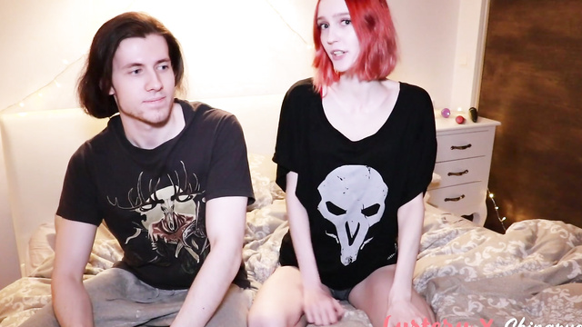 Skinny Redhead Got Her Pussy Pounded Hard By Boyfriend!