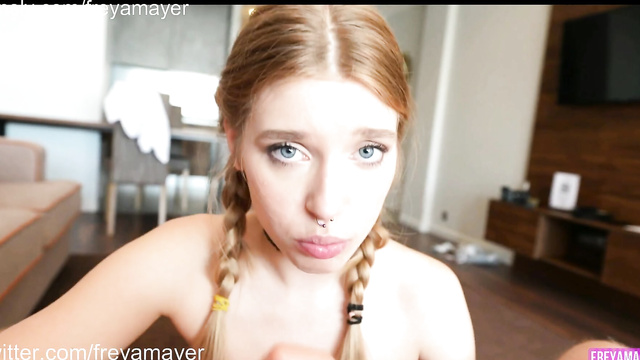 Nympho Shaved Pussy Babe Can't Stop Craving Cock!