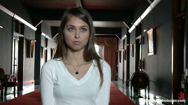 Cute girl shows up for her first porn casting!