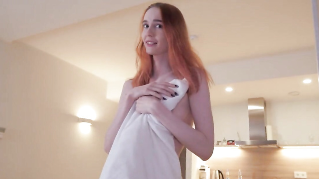 Redhead Cheats On Boyfriend With Another Dick!
