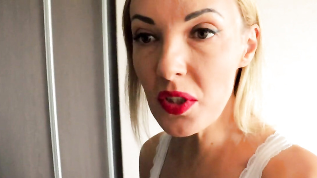 Caught Sniffing Friend's Mom Dirty Panties... She Rode Him!