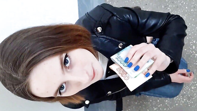 Quick Fuck In The Stairwell For Cash... She Rode Me Like A Slut!