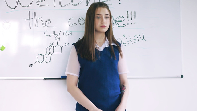 Her Dripping Pussy Craves Professors' Big Hard Cocks!