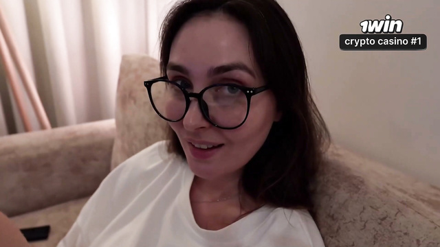 Stepmom Was Too Loud So Stepson Made Her Cum While Dad Was Right Next Door